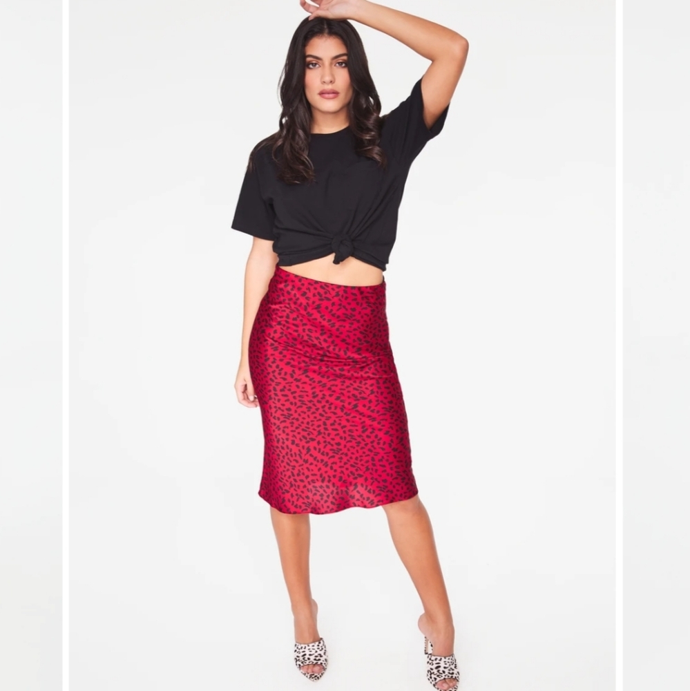 Vintage silk midi skirt ❤